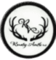 Reverse Logo Rusty Antlers